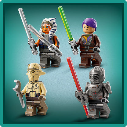 LEGO® Star Wars™ Ahsoka Tano's T-6 Jedi Shuttle - Đồ chơi lắp ráp Phi thuyền Jedi - LEGO 75362 LEGO - ảnh 3 - LEGO Sets
