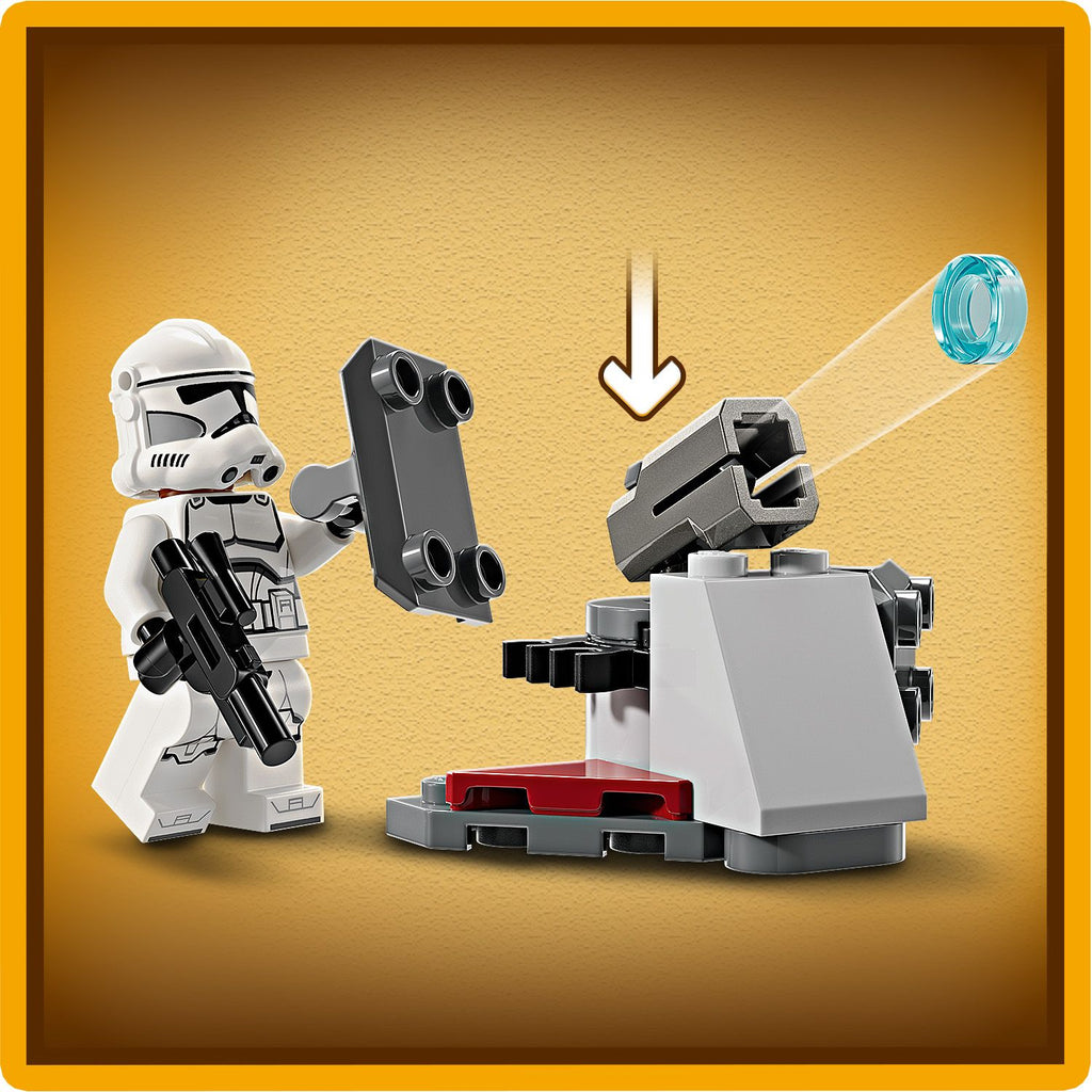 LEGO® Star Wars™ Clone Trooper™ & Battle Droid™ Battle Pack - Bộ Đồ Chơi Lắp Ráp Trận Chiến LEGO 75372 LEGO - ảnh 4 - Buildin