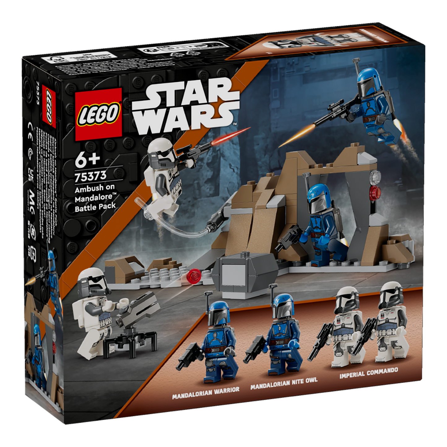 LEGO® Star Wars™ Ambush on Mandalore™ Battle Pack - Bộ đồ chơi lắp ráp trận chiến hành tinh Mandalore - LEGO 75373 - Hình ảnh sản phẩm
