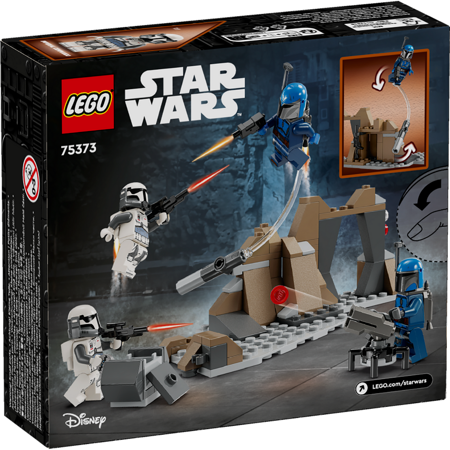 LEGO® Star Wars™ Ambush on Mandalore™ Battle Pack - Bộ đồ chơi lắp ráp trận chiến hành tinh Mandalore - LEGO 75373 LEGO - Leg