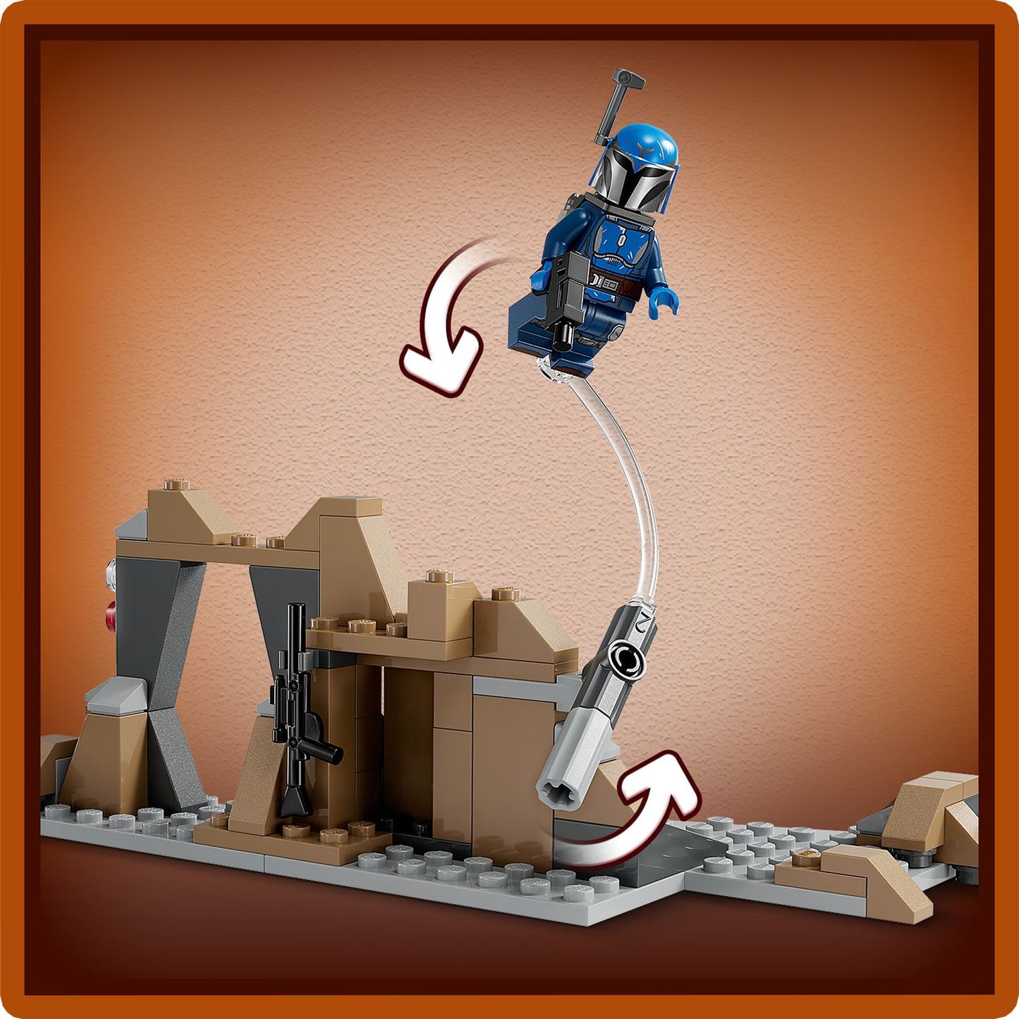 LEGO® Star Wars™ Ambush on Mandalore™ Battle Pack - Bộ đồ chơi lắp ráp trận chiến hành tinh Mandalore - LEGO 75373 - Hình ảnh bổ sung 7