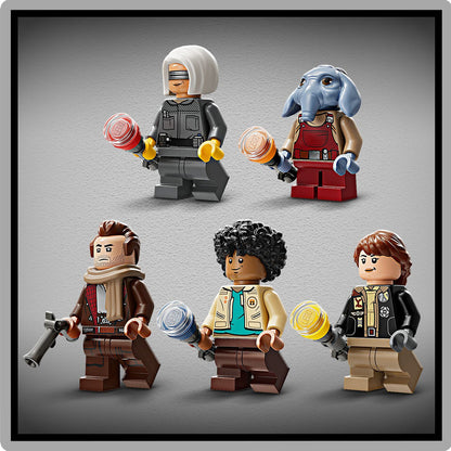 LEGO® Star Wars™ The Onyx Cinder Mô Hình Tàu Vũ Trụ Skeleton Crew LEGO 75374 LEGO - ảnh 2 - LEGO Set