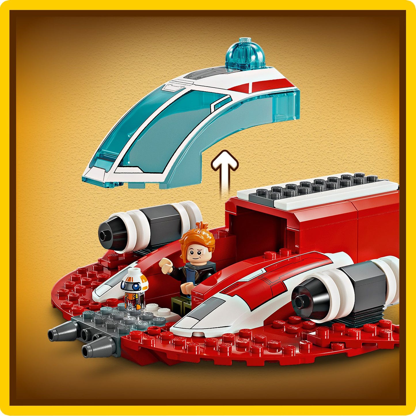 LEGO® Star Wars™ The Crimson Firehawk™ - Đồ Chơi Lắp Ráp Phi Thuyền Chiến Đấu LEGO 75384 LEGO - ảnh 3 - LEGO Sets