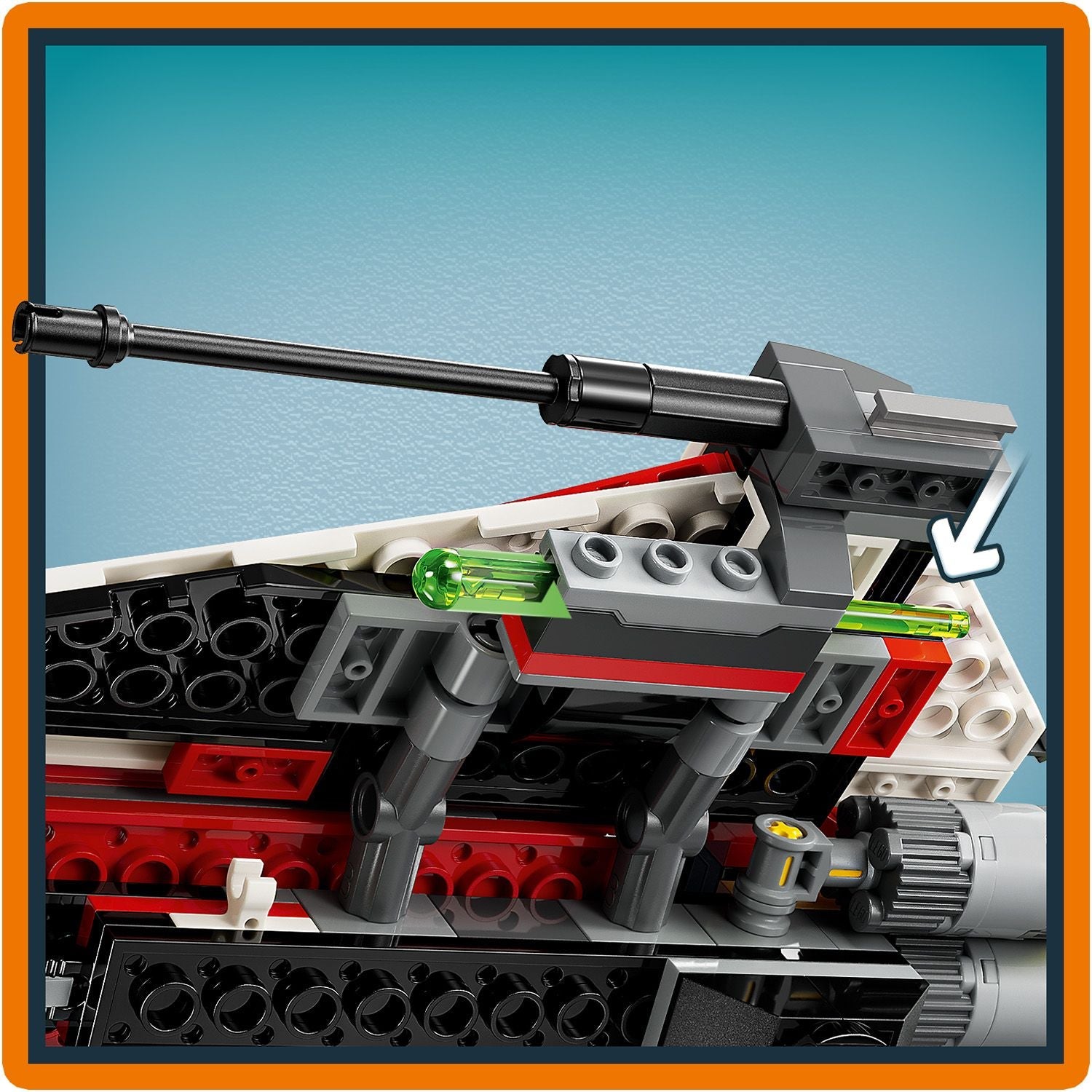 LEGO® Star Wars™ Jedi Bob’s Starfighter - Mô hình lắp ráp Phi thuyền Jedi Bob - LEGO 75388 - Hình ảnh bổ sung 6