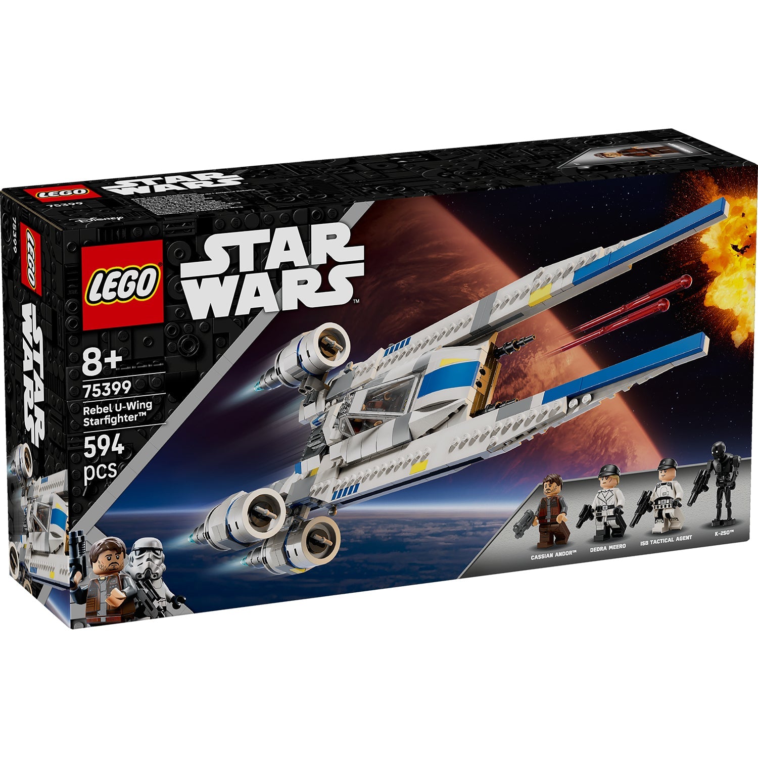 LEGO® Star Wars™ Rebel U-Wing Starfighter™ - Đồ chơi lắp ráp Phi thuyền Starfighter (75399) - Hình ảnh sản phẩm