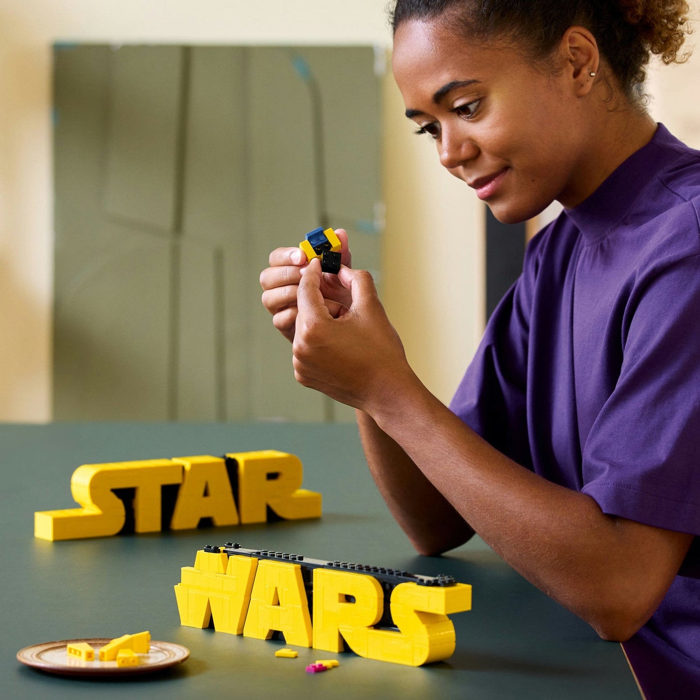 LEGO® Star Wars™ Brick-Built Star Wars Logo - Mô Hình Lắp Ráp Biểu Tượng 75407 - Hình ảnh bổ sung 7