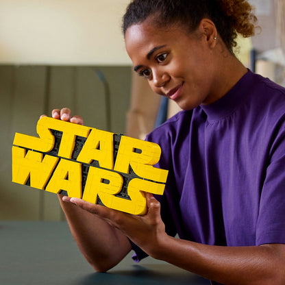 LEGO® Star Wars™ Brick-Built Star Wars Logo - Mô Hình Lắp Ráp Biểu Tượng 75407 - Hình ảnh bổ sung 8