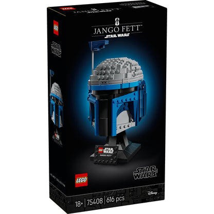 LEGO® Star Wars™ Jango Fett™ Helmet - Mô Hình Nón Bảo Hiểm Sưu Tầm - LEGO 75408 - Hình ảnh sản phẩm
