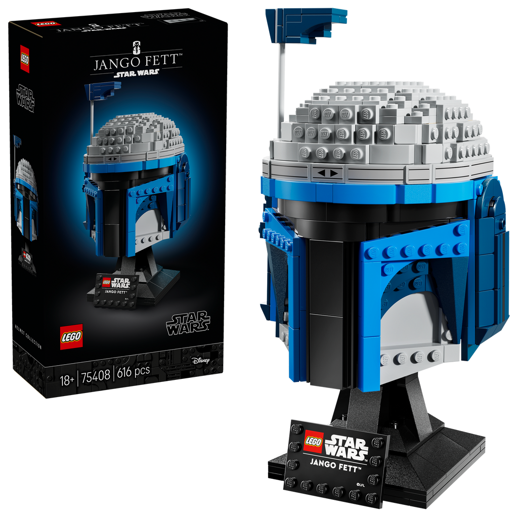 LEGO® Star Wars™ Jango Fett™ Helmet - Mô Hình Nón Bảo Hiểm Sưu Tầm - LEGO 75408 - Hình ảnh bổ sung 9