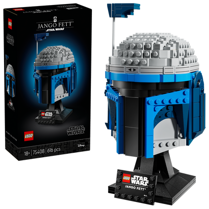 LEGO® Star Wars™ Jango Fett™ Helmet - Mô Hình Nón Bảo Hiểm Sưu Tầm - LEGO 75408 - Hình ảnh bổ sung 9