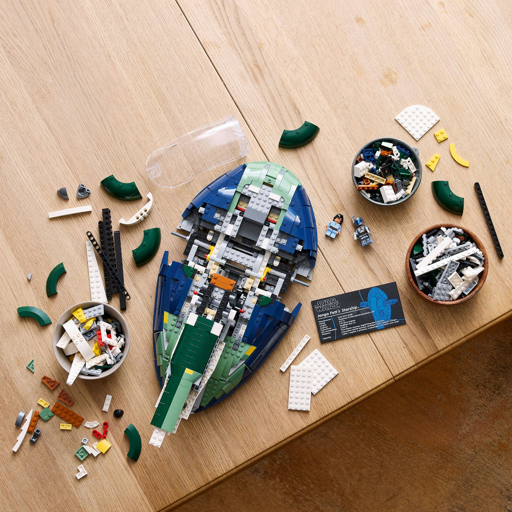 LEGO® Star Wars™ Jango Fett’s Firespray-Class Starship - Mô hình Tàu Vũ Trụ UCS Cao Cấp - LEGO 75409 - Hình ảnh bổ sung 4