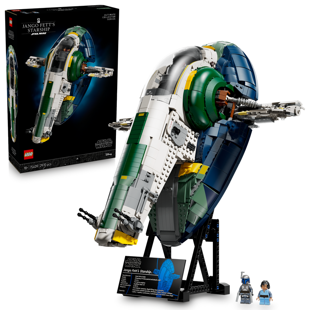 LEGO® Star Wars™ Jango Fett’s Firespray-Class Starship - Mô hình Tàu Vũ Trụ UCS Cao Cấp - LEGO 75409 LEGO - ảnh 5 - Lego