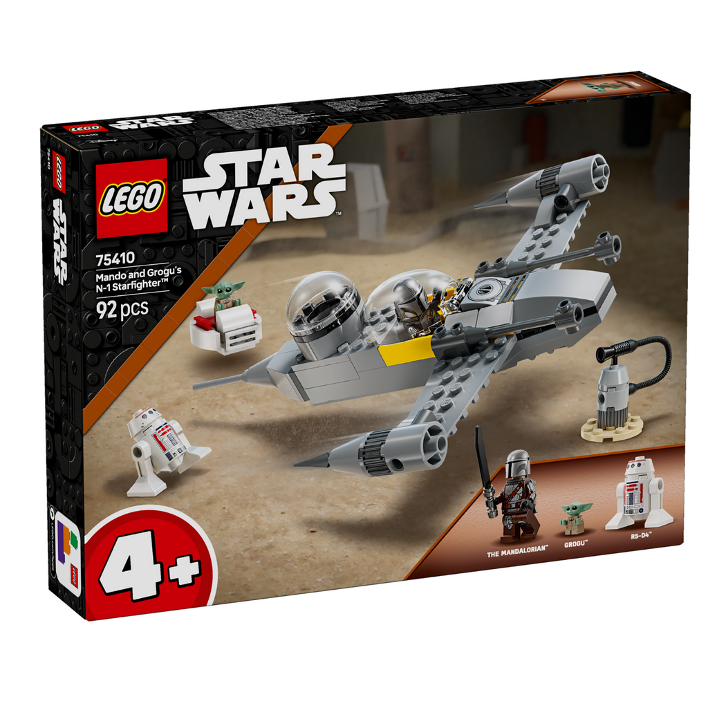 LEGO® Star Wars™ Mando and Grogu’s N-1 Starfighter™ Bộ Lắp Ráp Phi Thuyền LEGO 75410 - Hình ảnh sản phẩm