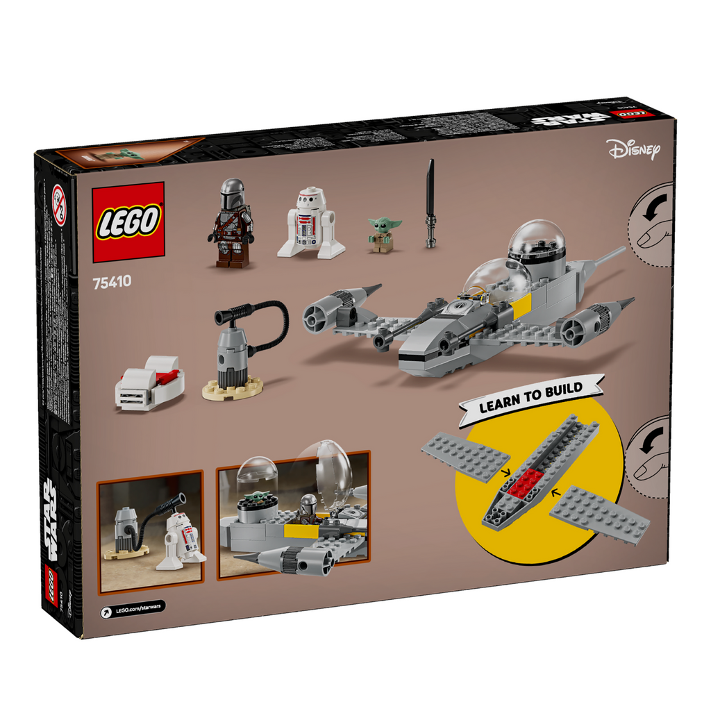 LEGO® Star Wars™ Mando and Grogu’s N-1 Starfighter™ Bộ Lắp Ráp Phi Thuyền LEGO 75410 - Hình ảnh bổ sung 9