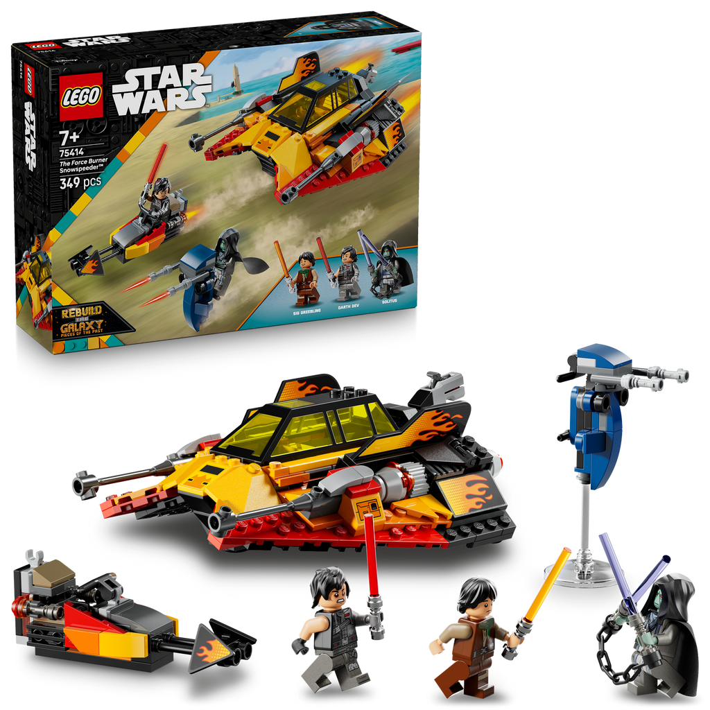 LEGO® Star Wars™ The Force Burner Snowspeeder™ - Bộ Đồ Chơi Lắp Ráp Phi Thuyền 2-trong-1 LEGO 75414 LEGO - ảnh 4 - Lego