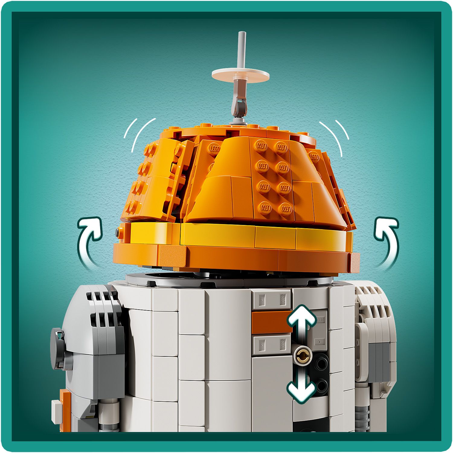 LEGO® Star Wars™ Chopper (C1-10P)™ Astromech Droid - Mô hình lắp ráp Star Wars LEGO 75416 - Hình ảnh bổ sung 7