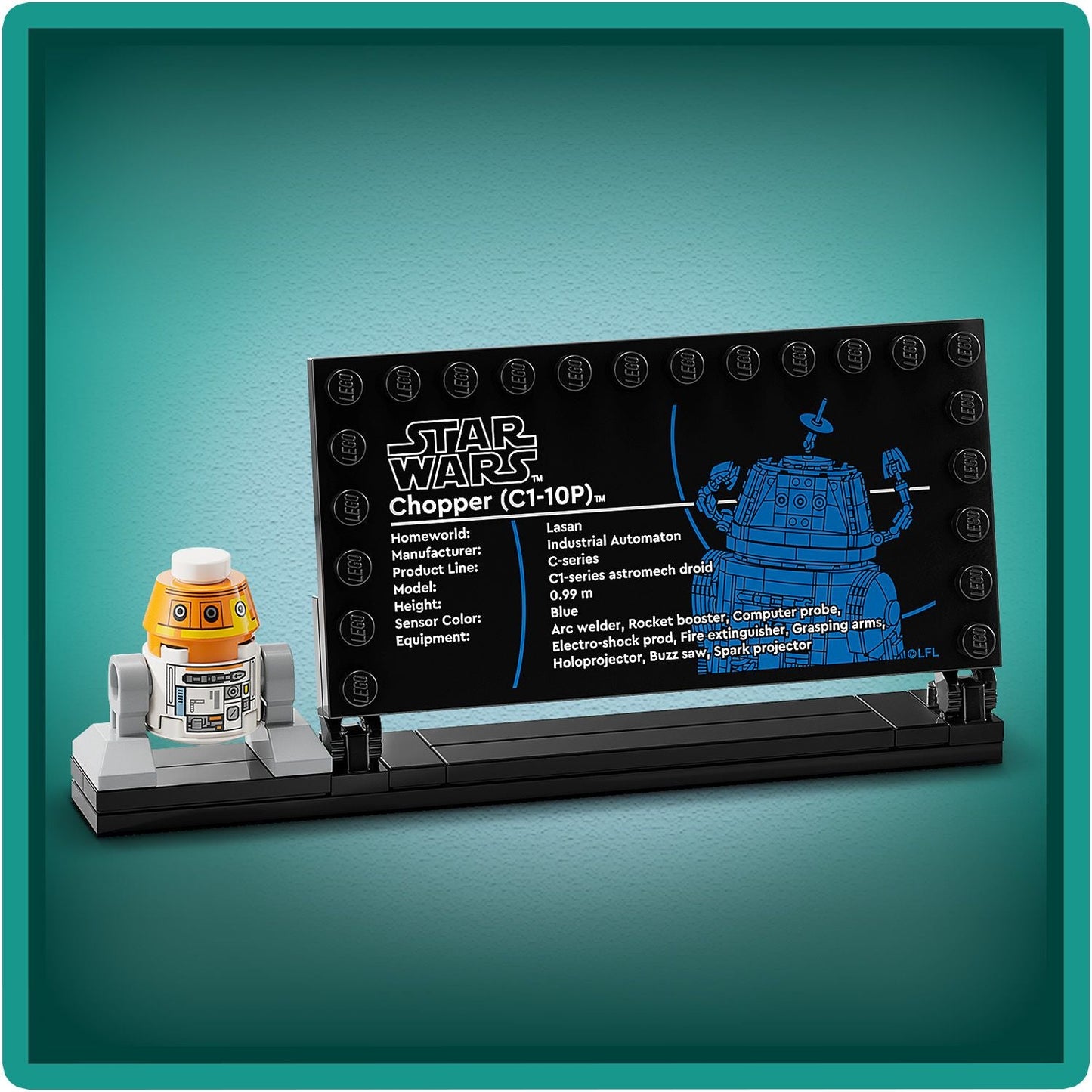 LEGO® Star Wars™ Chopper (C1-10P)™ Astromech Droid - Mô hình lắp ráp Star Wars LEGO 75416 - Hình ảnh bổ sung 9