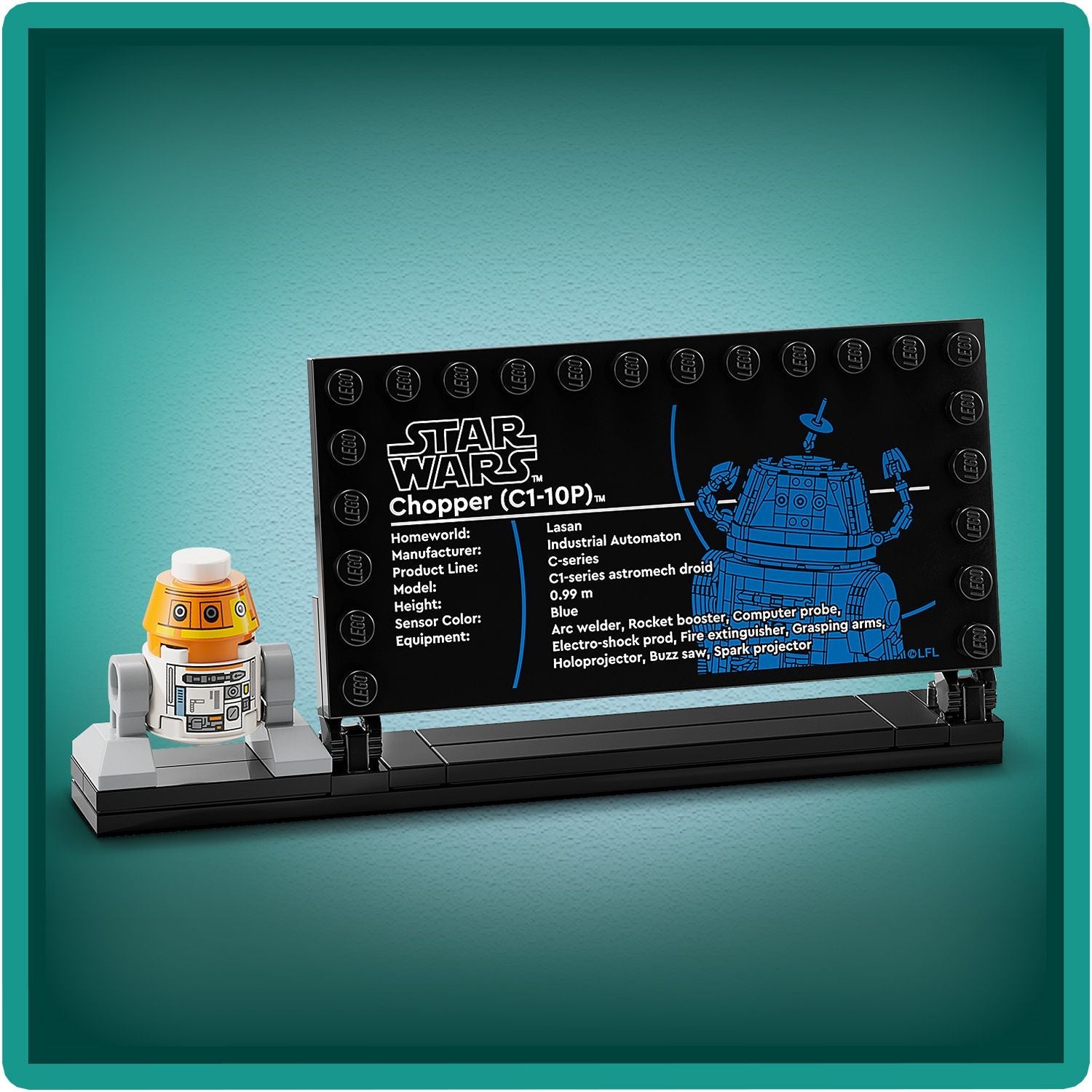 LEGO® Star Wars™ Chopper (C1-10P)™ Astromech Droid - Mô hình lắp ráp Star Wars LEGO 75416 - Hình ảnh bổ sung 9