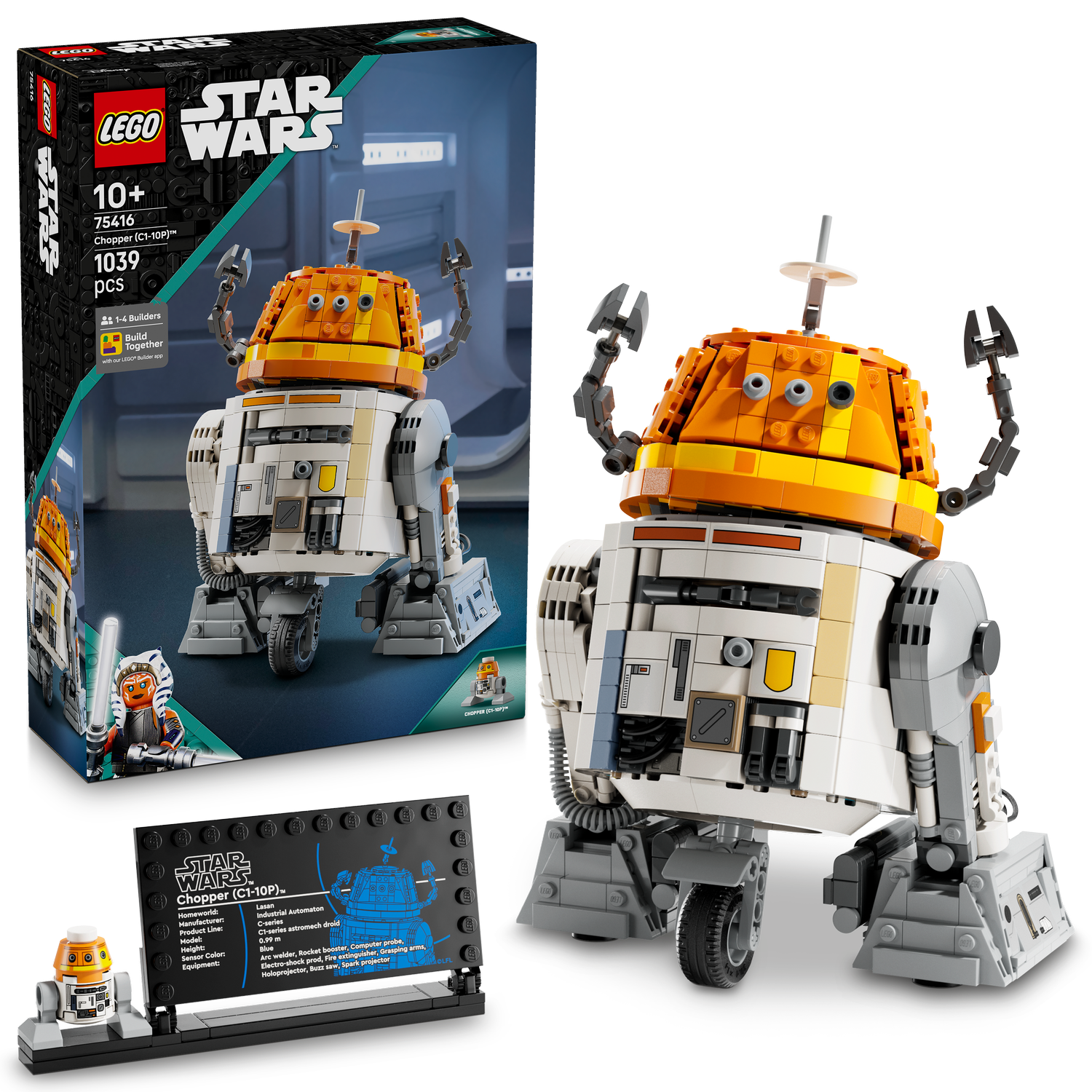 LEGO® Star Wars™ Chopper (C1-10P)™ Astromech Droid - Mô hình lắp ráp Star Wars LEGO 75416 - Hình ảnh bổ sung 10