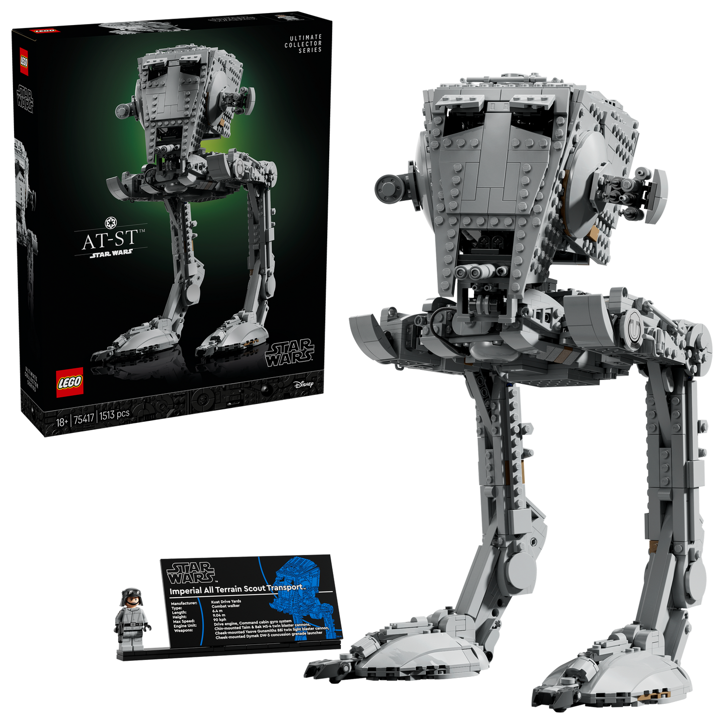 LEGO® Star Wars™ AT-ST™ Walker - Mô hình lắp ráp cao cấp UCS - LEGO 75417 LEGO - ảnh 5 - LEGO Star Wars
