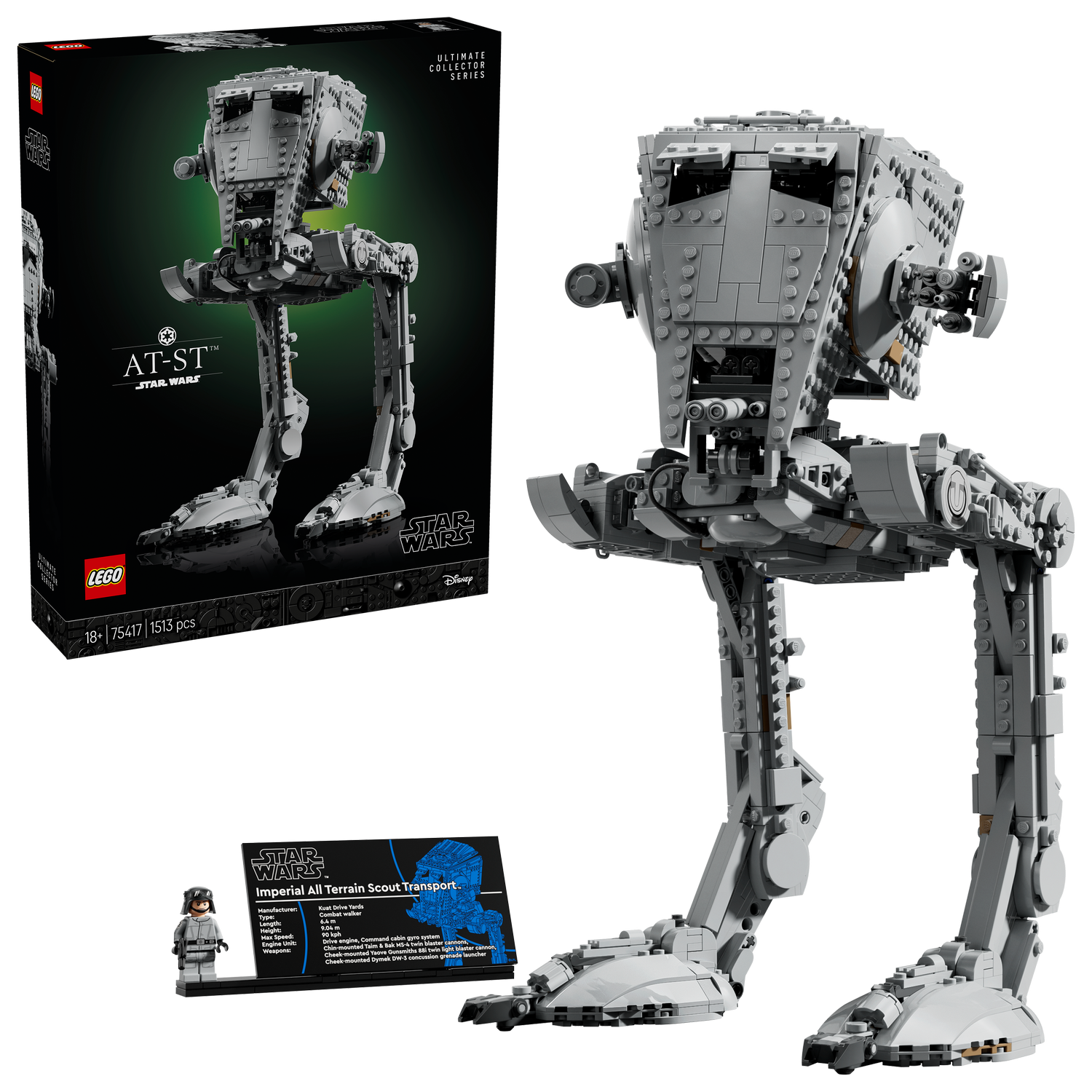 LEGO® Star Wars™ AT-ST™ Walker - Mô hình lắp ráp cao cấp UCS - LEGO 75417 LEGO - ảnh 5 - LEGO Star Wars