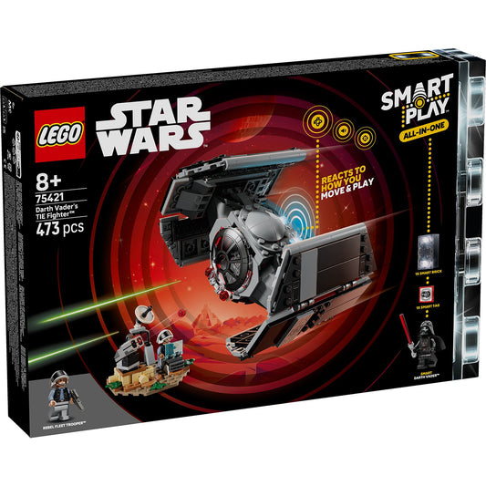 LEGO® Star Wars™ SMART Play™: Darth Vader’s TIE Fighter™ - Đồ chơi lắp ráp phi thuyền thông minh 75421