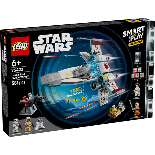 LEGO® Star Wars™ SMART Play™: Luke’s Red Five X-Wing™ - Đồ chơi lắp ráp tương tác thông minh LEGO 75423