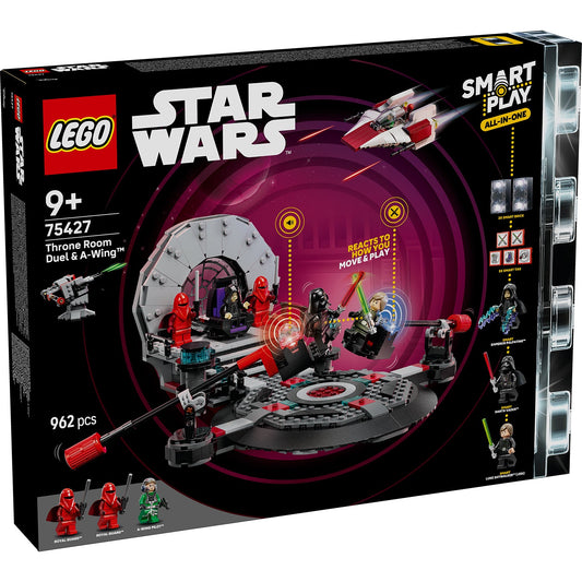 LEGO® Star Wars™ SMART Play™: Throne Room Duel & A-Wing™ - Bộ Đồ Chơi Lắp Ráp Thông Minh Chính Hãng LEGO 75427