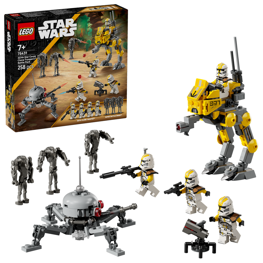 LEGO® Star Wars™ 327th Star Corps Clone Troopers™ Battle Pack Đồ Chơi Lắp Ráp Chính Hãng LEGO 75431 LEGO - ảnh 3 - LEGO® Star