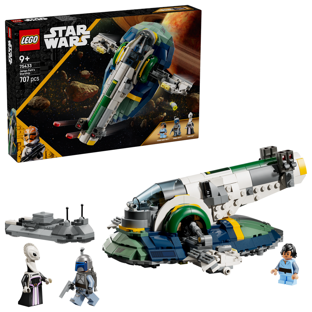 LEGO® Star Wars™ Jango Fett’s Starship - Đồ Chơi Lắp Ráp Phi Thuyền Chiến Đấu - LEGO 75433