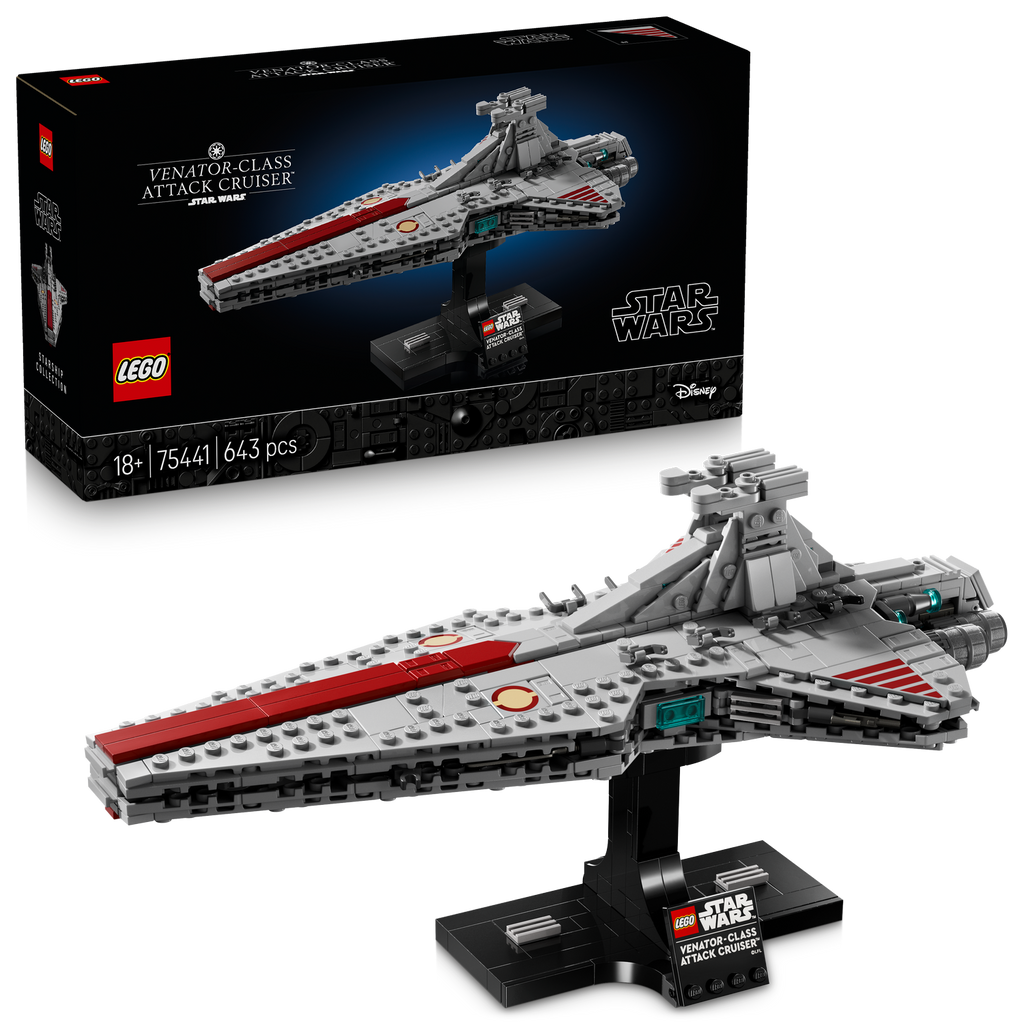 LEGO® Star Wars™ Venator-Class Attack Cruiser™ Mô Hình Phi Thuyền Tấn Công LEGO 75441 - Hình ảnh bổ sung 9