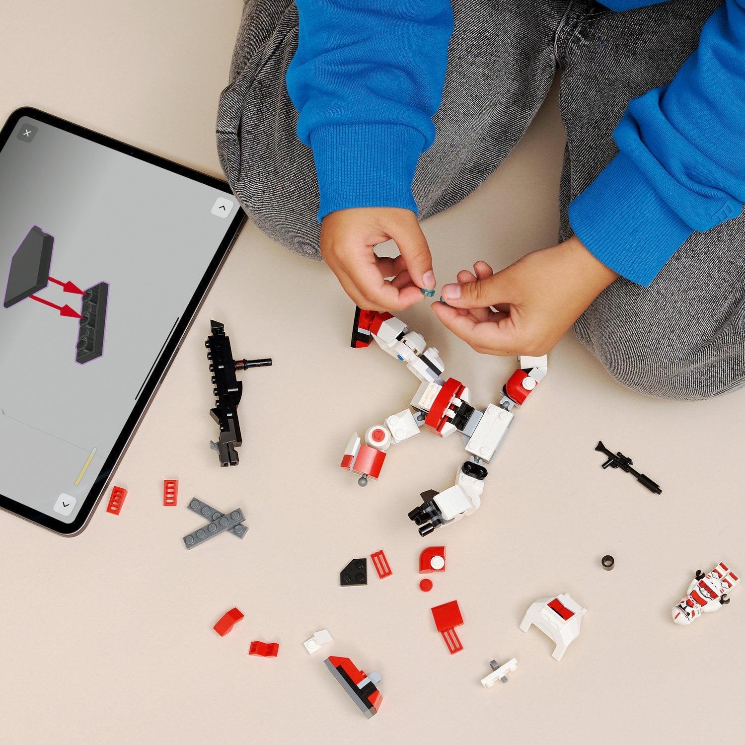 LEGO® Star Wars™ Clone Shock Trooper™ Mech - Mô hình Robot Đồ Chơi Lắp Ráp - LEGO 75448 - Góc nhìn khác 3