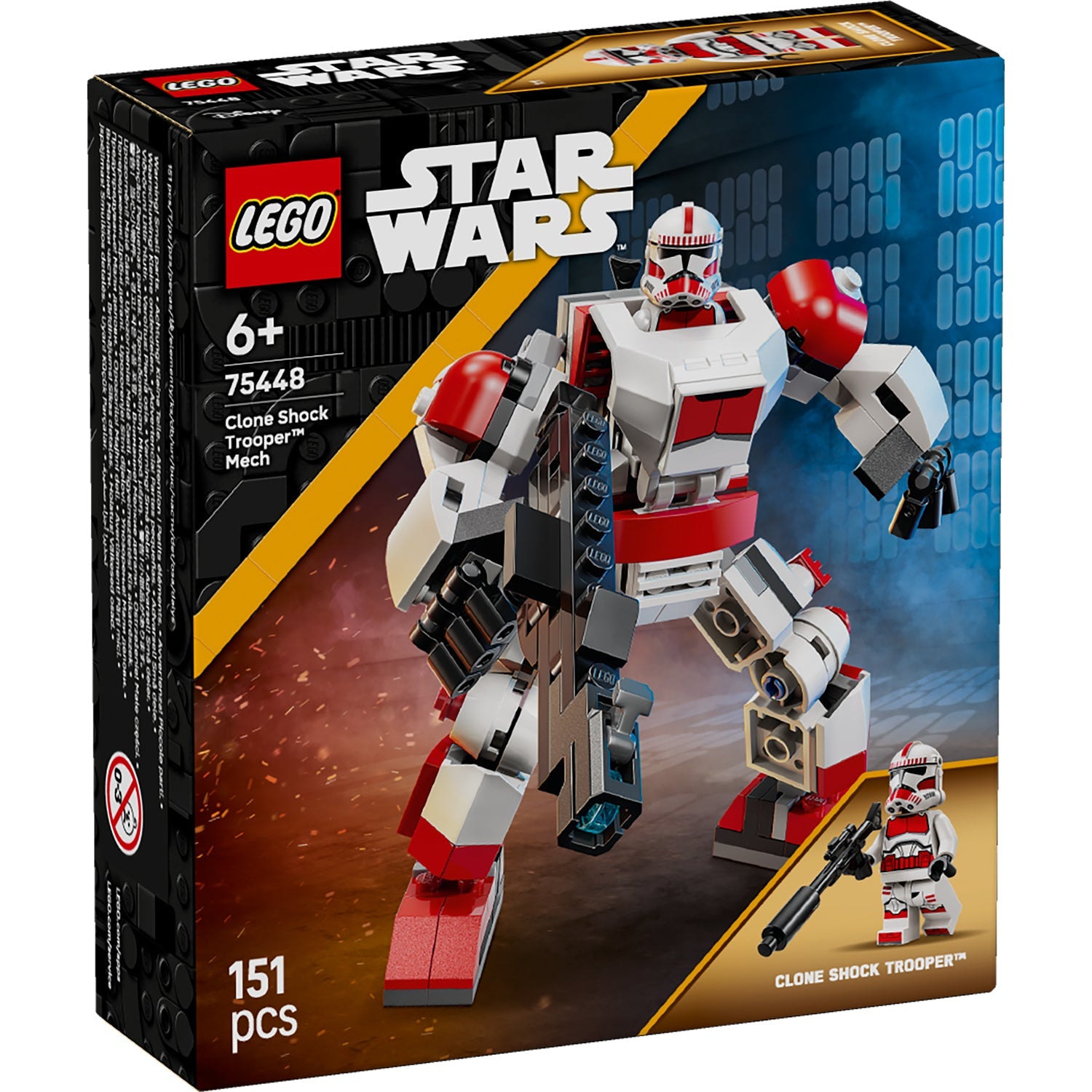 LEGO® Star Wars™ Clone Shock Trooper™ Mech - Mô hình Robot Đồ Chơi Lắp Ráp - LEGO 75448 - Hình ảnh sản phẩm