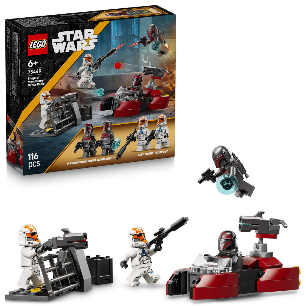 LEGO® Star Wars™ Siege of Mandalore Battle Pack Đồ chơi lắp ráp Star Wars LEGO 75449 LEGO - ảnh 1 - LEGO Sets