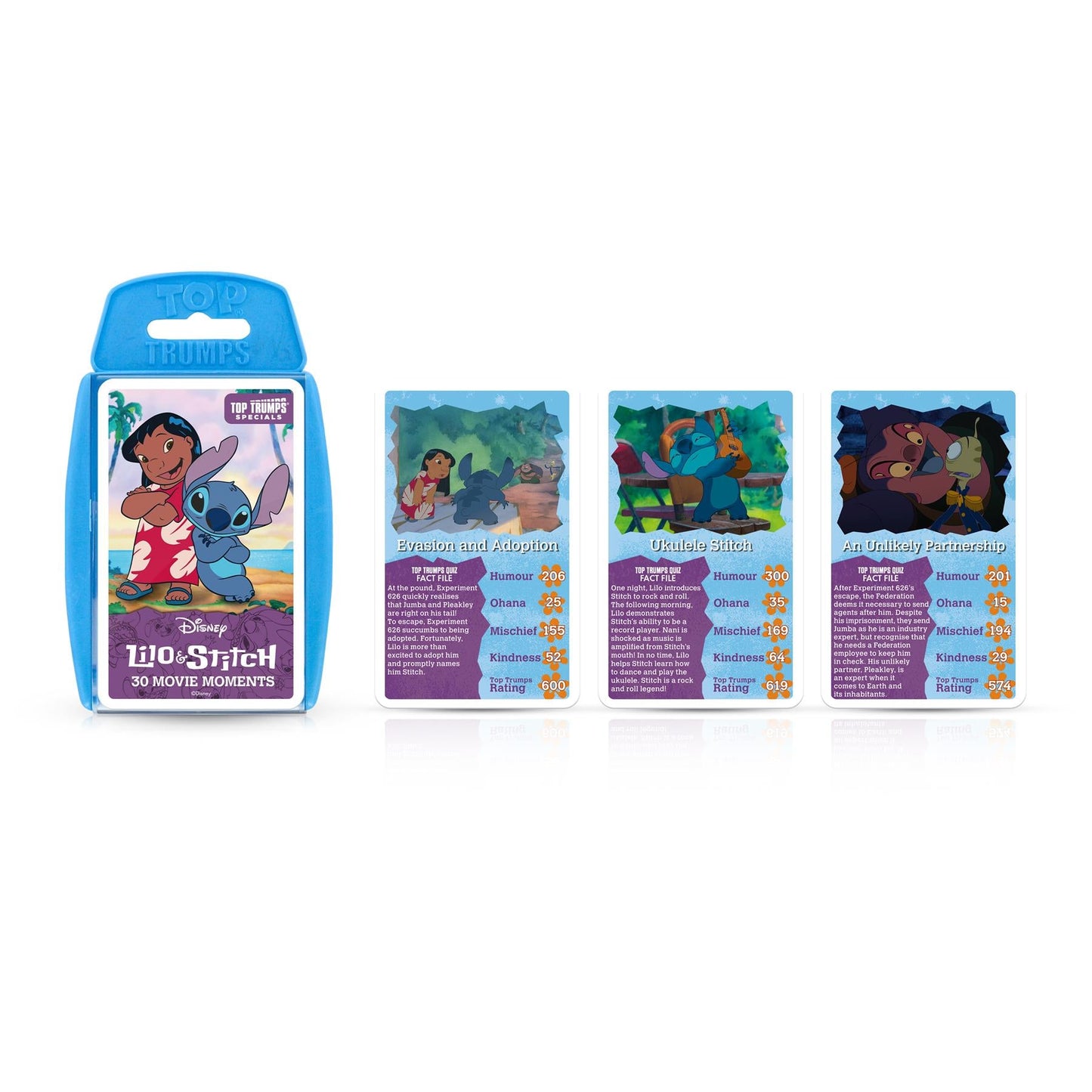 Lilo & Stitch Top Trumps Card Game - Trò Chơi Thẻ Bài Giải Trí Winning Moves - Hình ảnh bổ sung 5