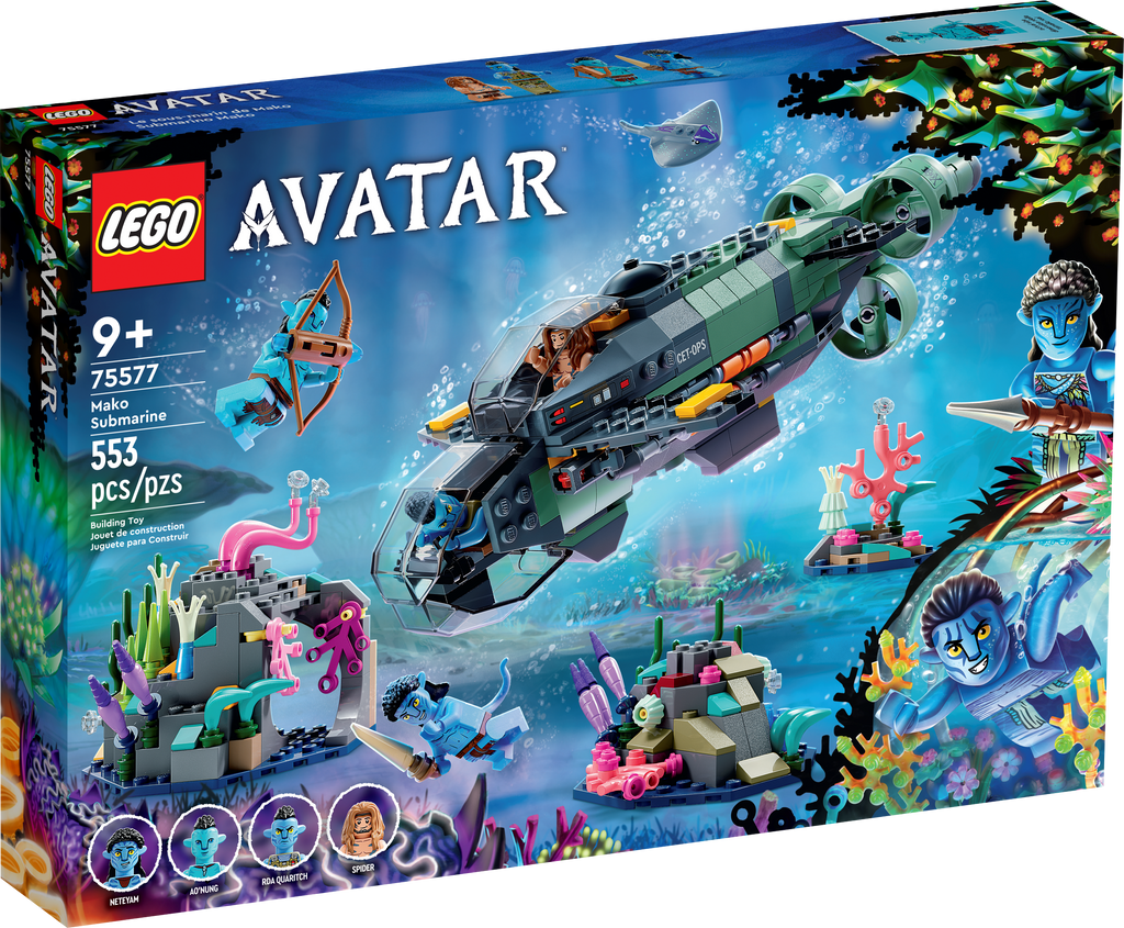 LEGO® Avatar™ Mako Submarine - Tàu Ngầm Chiến Đấu Pandora - LEGO 75577 - Hình ảnh sản phẩm