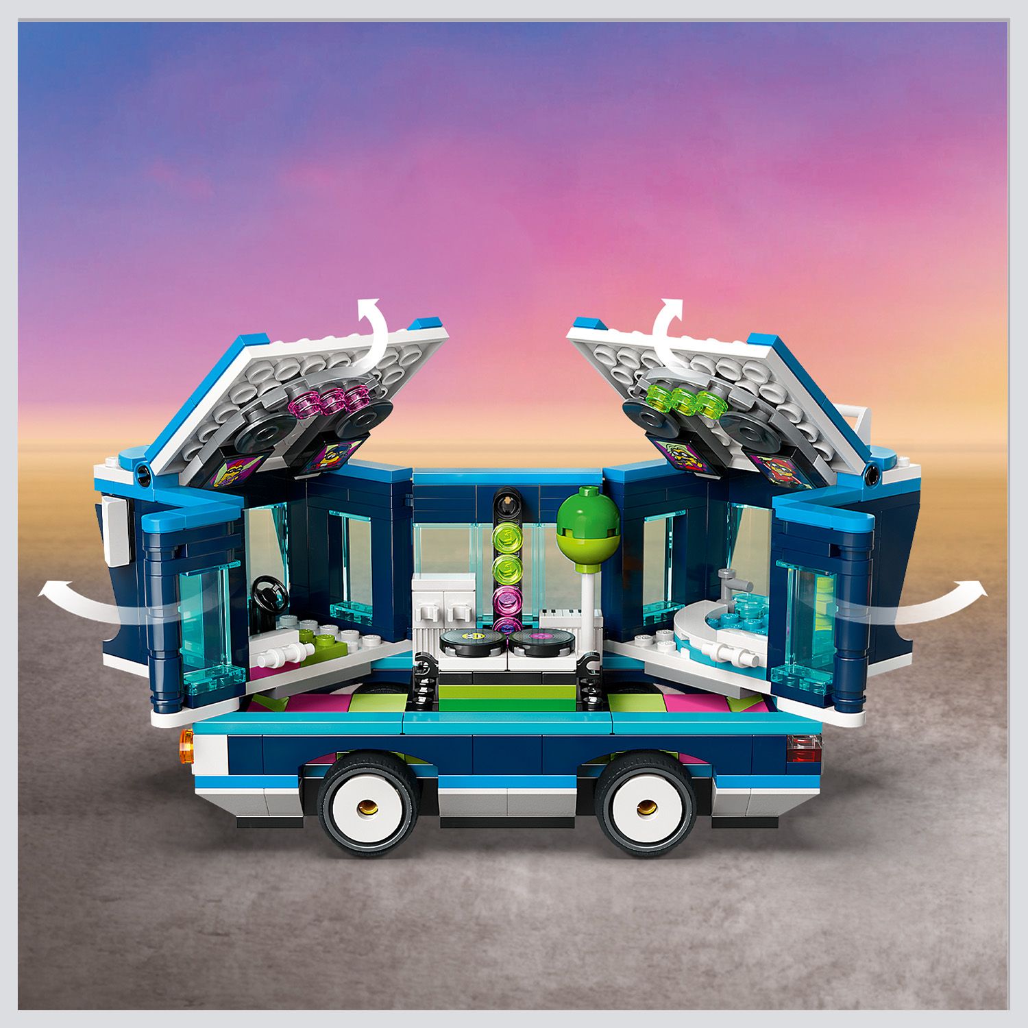 LEGO® Despicable Me 4 Minions’ Music Party Bus - Đồ Chơi Lắp Ráp Xe Buýt Tiệc Tùng Minion - LEGO 75581 LEGO - ảnh 1 - Đồ chơi
