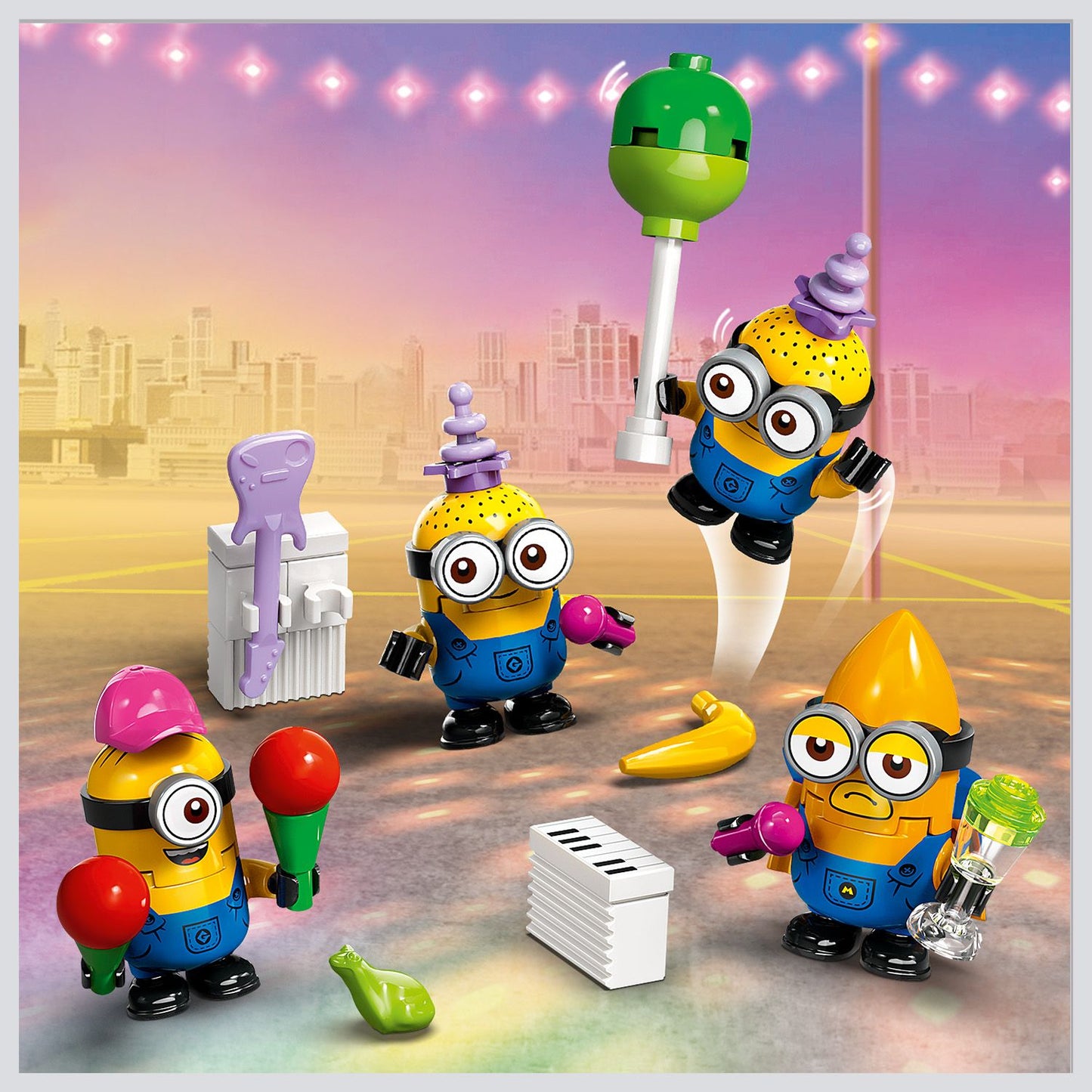 LEGO® Despicable Me 4 Minions’ Music Party Bus - Đồ Chơi Lắp Ráp Xe Buýt Tiệc Tùng Minion - LEGO 75581