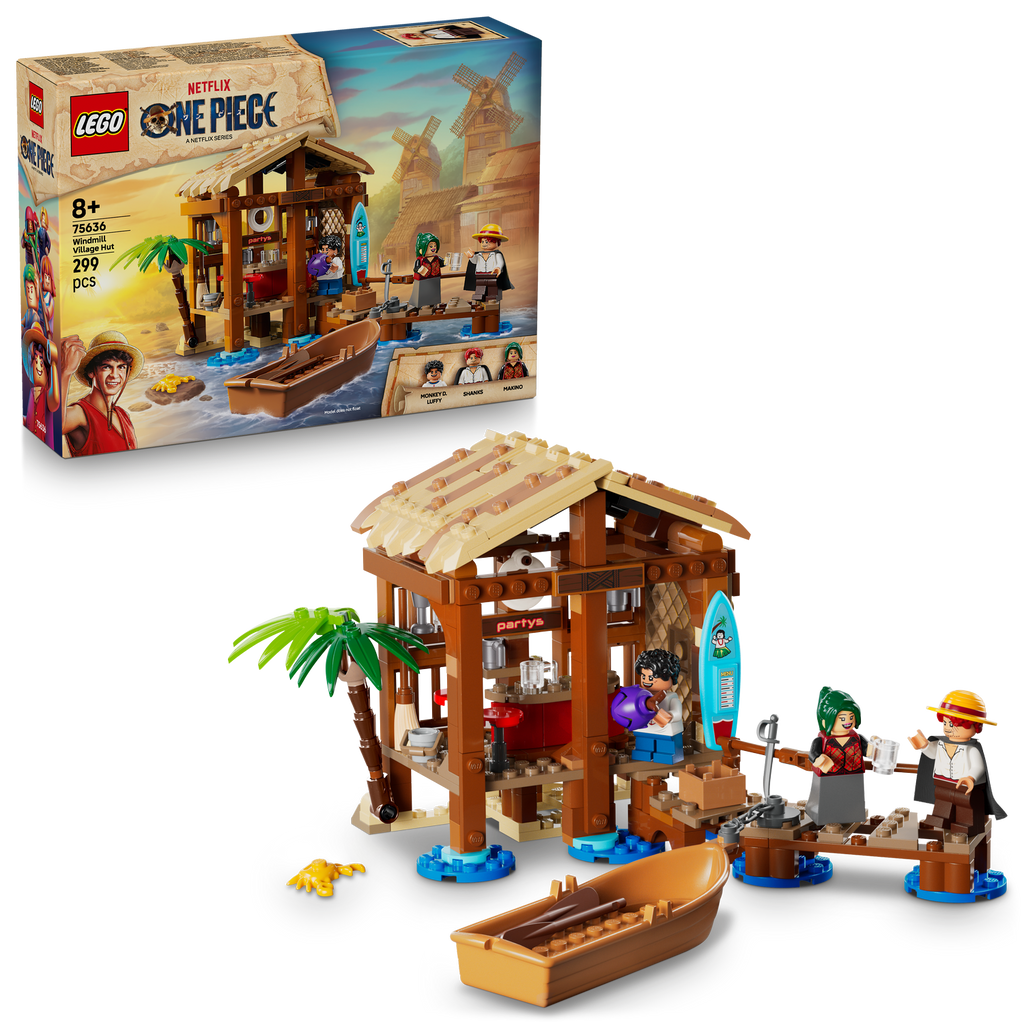 LEGO® ONE PIECE Windmill Village Hut - Bộ Lắp Ráp Làng Cối Xay Gió Chính Hãng (75636) LEGO - ảnh 4 - Building Sets