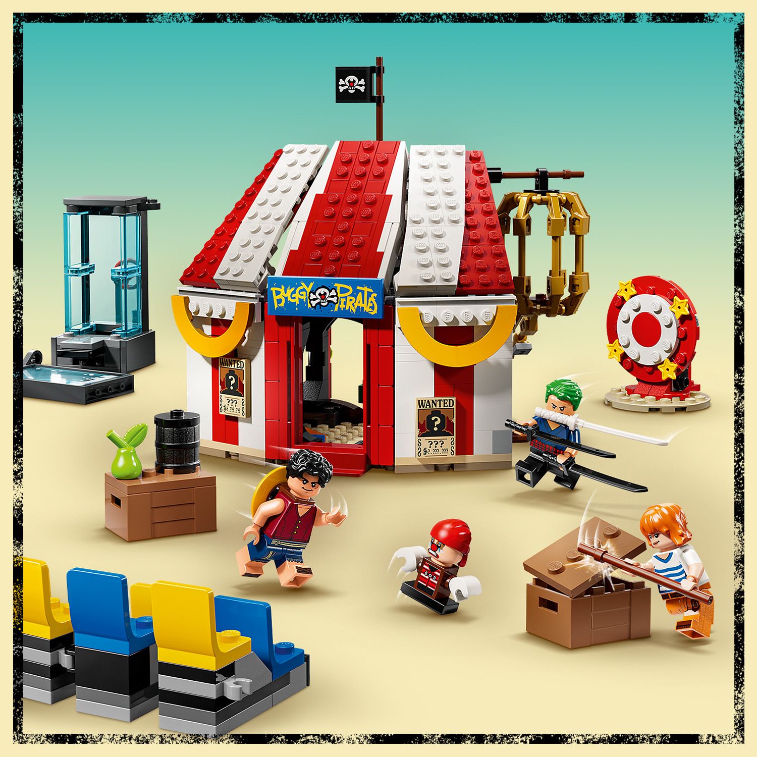 LEGO® ONE PIECE Buggy the Clown’s Circus Tent - Bộ Lắp Ráp Rạp Xiếc Của Hề Buggy LEGO 75637 LEGO - ảnh 2 - LEGO Sets