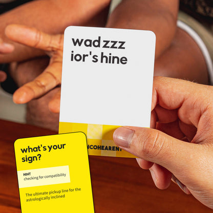 Incohearent™ Ultimate Guess The Gibberish Adult Party Game - Board Game Tiệc Tùng Giải Mã Cụm Từ Vô Nghĩa - Relatable - Hình ảnh bổ sung 4