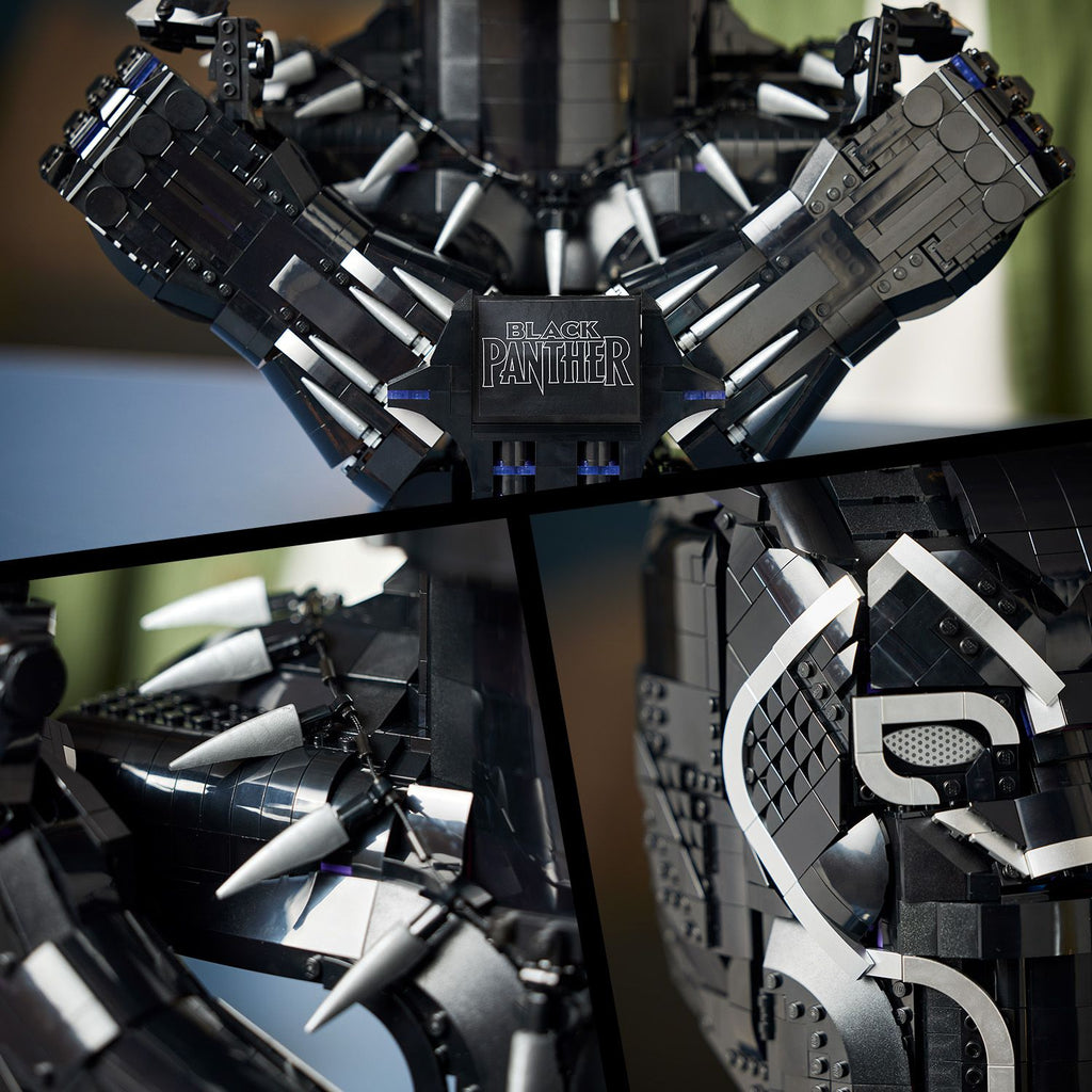 LEGO® Marvel Black Panther Bust - Mô Hình Lắp Ráp Vua T’Challa - LEGO 76215 LEGO - ảnh 3 - Lego