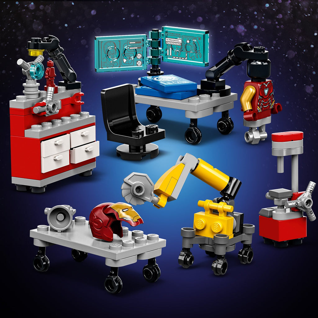 LEGO® Marvel Iron Man Armory - Đồ Chơi Lắp Ráp Phòng Trưng Bày Giáp - LEGO 76216