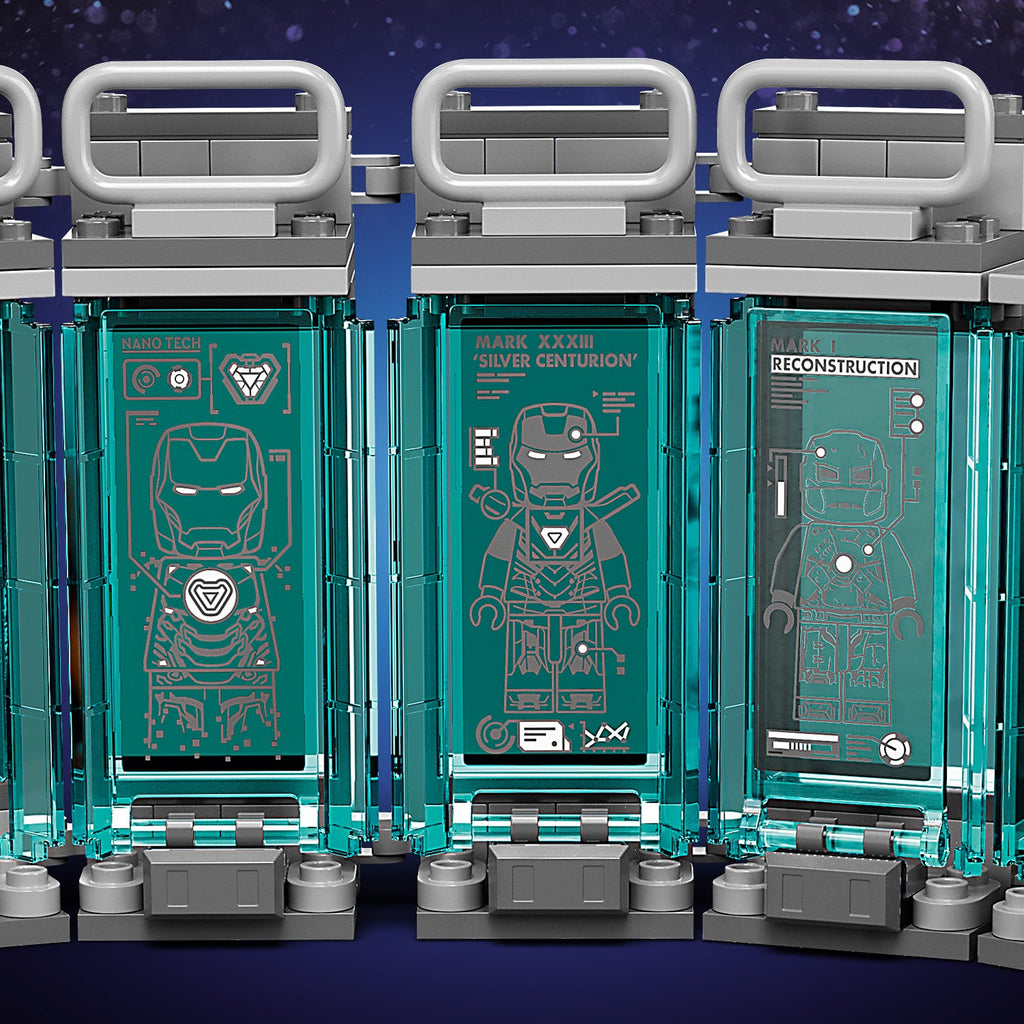 LEGO® Marvel Iron Man Armory - Đồ Chơi Lắp Ráp Phòng Trưng Bày Giáp - LEGO 76216 LEGO - ảnh 6 - Lego