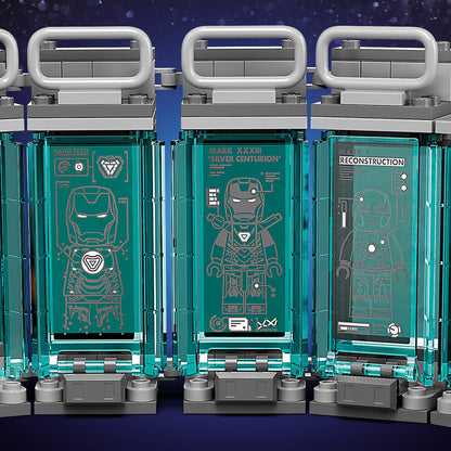 LEGO® Marvel Iron Man Armory - Đồ Chơi Lắp Ráp Phòng Trưng Bày Giáp - LEGO 76216 LEGO - ảnh 6 - Lego