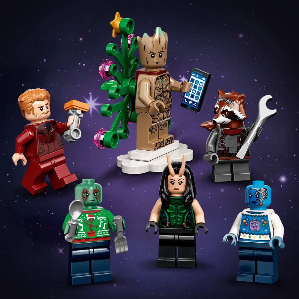 LEGO® Marvel Studios’ Guardians of the Galaxy Advent Calendar - Bộ Đồ Chơi Lịch Mùa Vọng Giáng Sinh - LEGO 76231 - Hình ảnh bổ sung 7