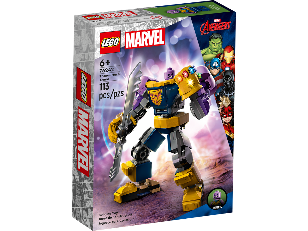LEGO® Marvel Thanos Mech Armor - Mô hình lắp ráp Chiến giáp Robot Thanos - LEGO 76242 - Hình ảnh sản phẩm