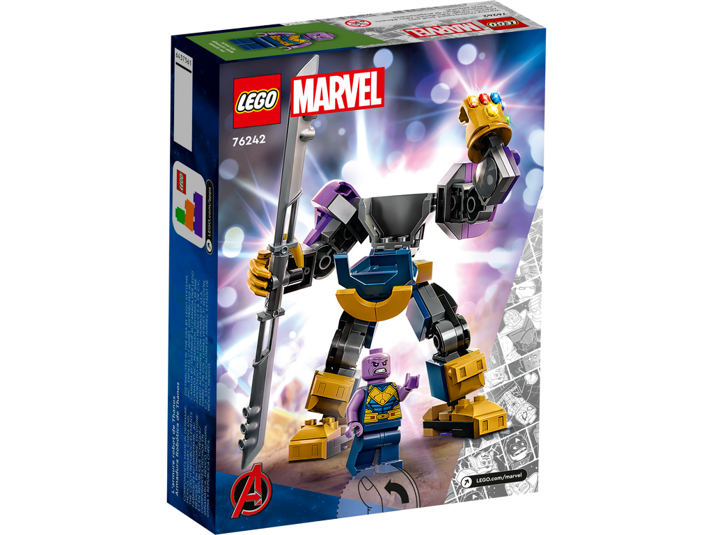 LEGO® Marvel Thanos Mech Armor - Mô hình lắp ráp Chiến giáp Robot Thanos - LEGO 76242 - Hình ảnh bổ sung 5