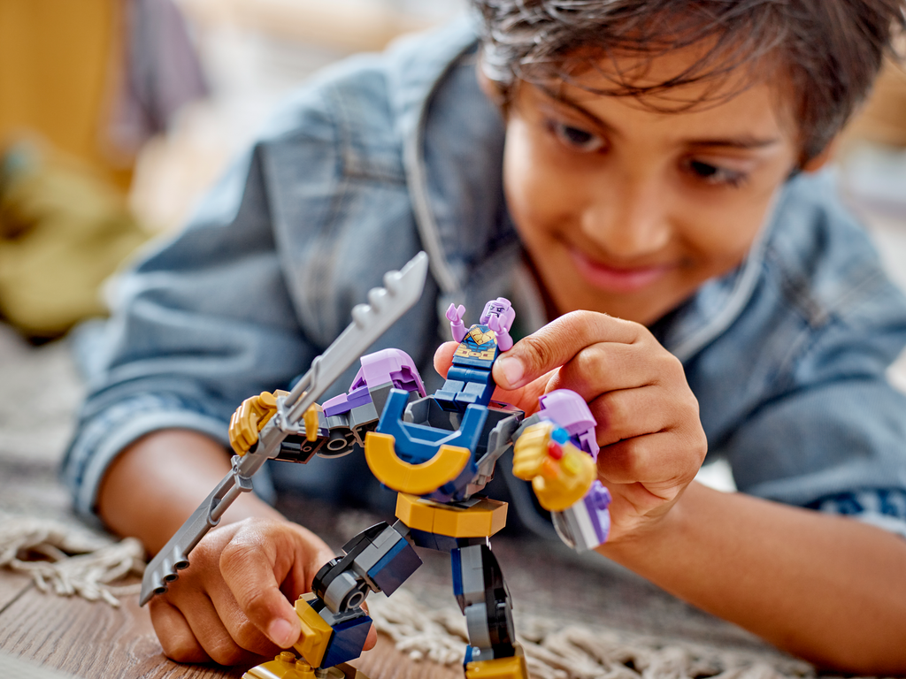 LEGO® Marvel Thanos Mech Armor - Mô hình lắp ráp Chiến giáp Robot Thanos - LEGO 76242 - Hình ảnh bổ sung 7