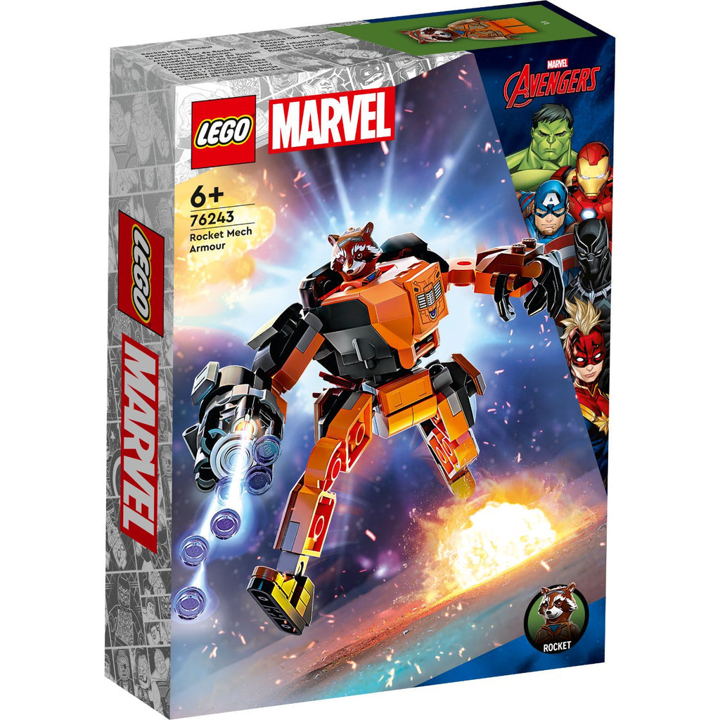 LEGO® Marvel Rocket Mech Armor Mô Hình Robot Chiến Đấu 76243 - Hình ảnh sản phẩm